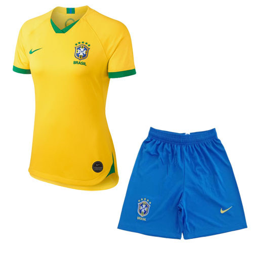 Brazil Home Kit 2019 By Nike Women - gogoalshop