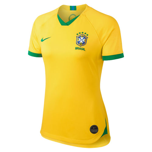 Replica Brazil Home Jersey 2019 By Nike Women - gogoalshop