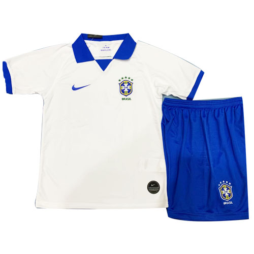 Brazil Away Kit 2019 By Nike Kids - gogoalshop