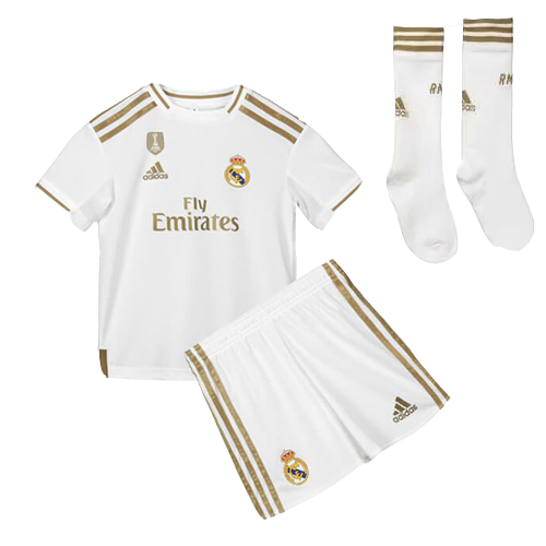 Real Madrid Home Kit 2019/20 By Adidas Kids - gogoalshop