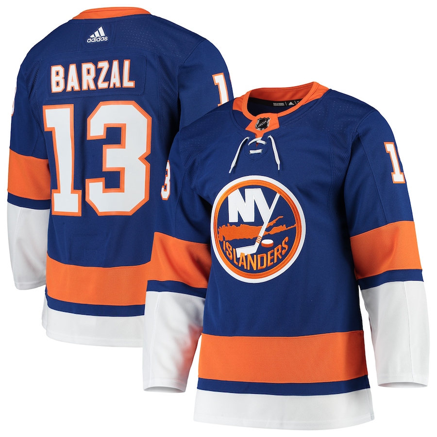 gogoalshop   Mathew Barzal #13 New York Islanders NHL Authentic Player Jersey - Royal